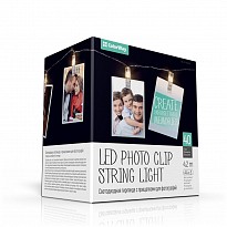 Світлодіодна гірлянда СolorWay з прищіпками для фото 40 LED/4.2 м