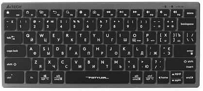 Клавіатура дротова A4Tech Fstyler FX61 USB Grey White backlit