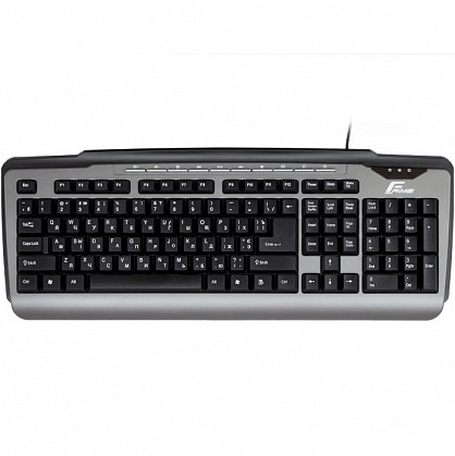 Клавіатура дротова Frime Classic Keyboard Black-Silver USB (FKBB0323)