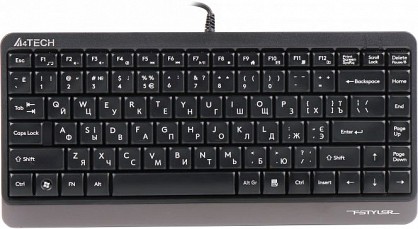 Клавіатура дротова A4Tech Fstyler Compact Size FK11 USB Grey