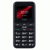 Мобильный телефон ERGO F186 Black