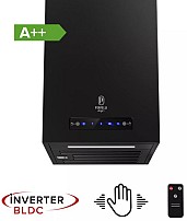 Витяжка Perfelli DESIGN QUATTRO 41 NERO SILENZIO