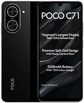 Смартфон Poco C71 4/128GB NFC Black (Global) (із зарядним пристроєм)