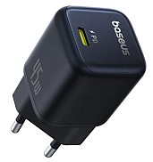 Мережевий зарядний пристрій Baseus PicoGo GaN6 Pro Fast Charger 1C PD3.0 45W Type-C 3A Чорний (P10176800123-00)