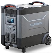 Зарядна станція Allpowers R4000 3600Wh 4000W Portable Power Station LiFePO4 (AP-SS-011-BLA-EU) (Global)
