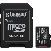 Карта пам'яті Kingston Canvas Select Plus microSDXC 64GB UHS-I U1 V10 + SD-адаптер (SDCS3/64GB)
