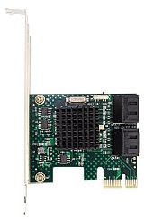Контролер Frime PCI-E x1 to 4 x Sata III, ASM1061 (ECF-PCIEto4SATAIII001.LP)