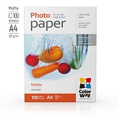 Фотопапір ColorWay матовий 220г/м A4 100 л (PM220100A4)
