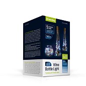 Світлодіодна гірлянда СolorWay для пляшки з пробкою на батарейках 20 LED 2 м (5шт/уп) Різнокольорова
