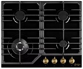 Варильна поверхня газова Perfelli VINTAGE GW69C NERO