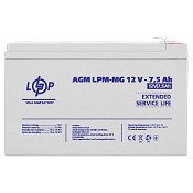 Акумуляторна батарея LogicPower 12V 7.5AH (LPM-MG 12 - 7.5 AH) AGM мультигелева