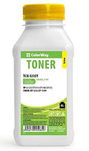 Тонер ColorWay HP CLJ CP1215/1515 Yellow 45g (TCH-1215Y)
