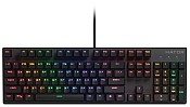 Клавіатура дротова Hator Icefall Mecha Rainbow Hator Origin Red USB Black (HTK104UA)