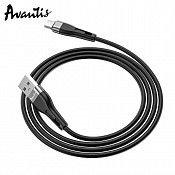 Кабель Avantis AC-81t Silicone charging data cable Type-C Black