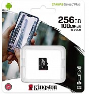 Карта пам'яті Kingston MicroSDXC 256GB Canvas Select Plus Class 10 UHS-I U3 V30 A1(SDCS2/256GBSP) 