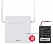 4G WI-FI-роутер Ergo R0516 4G USB Wi-Fi, з можливістю підключення зовнішньої батареї