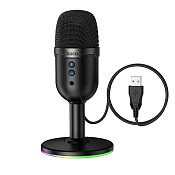 Мікрофон HOCO L25 Bright (USB-A) Black