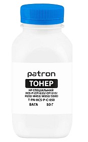 Тонер Patron HP HCS-P (M252/M452/M552) CYAN 50г (T-PN-HCS-P-C-050)