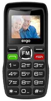 Мобільний телефон Ergo R182 Black