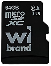 Карта пам'яті Wibrand microSDXC(U3) 64GB (WICDXU3/64GB)