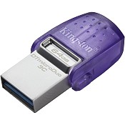 Флеш пам'ять USB Kingston DataTraveler MicroDuo 3С 64GB USB 3.2 Gen1 + Type-C Silver (DTDUO3CG3/64GB)