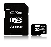 Карта пам'яті Silicon Power 128 GB microSDXC UHS-I Elite + SD adapter (SP128GBSTXBU1V10-SP)