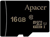 Карта пам'яті Apacer MicroSDHC 16GB UHS-I Class 10 (AP16GMCSH10U1-RA)