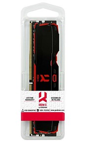Оперативна пам'ять Goodram DDR4-3200 8192 MB PC4-25600 IRDM X (IR-X3200D464L16SA/8G)