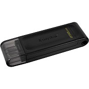 Флешка Kingston DataTraveler 70 256GB USB Type-C Black