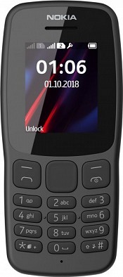 Мобільний телефон Nokia 106 New DS Grey