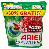 Капсули для прання Ariel Platinum Poder Quitamanchas 36+24, 60 шт