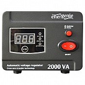 Стабілізатор EnerGenie EG-AVR-D2000-01 (2000 ВА) 1200 Вт.