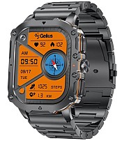 Смарт-годинник Gelius P-SW016 Tactical Heavy Black Chrome