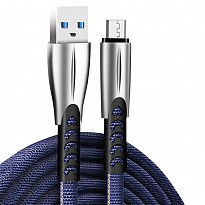 Кабель ColorWay USB-microUSB, 2.4А, 1м, Blue