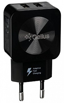 Зарядний пристрій Gelius Ultra Prime GU-HC02 2USB 2.1A 12W Black