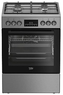 Плита комбінована Beko FBM62330GXTN нержавіюча сталь