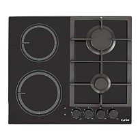 Варильна поверхня Ventolux HG622 B9G CS (BK) комбінована