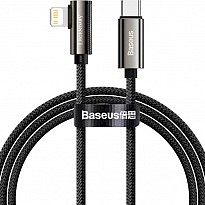 Кабель Baseus Legend Series Elbow Fast Charging Data Cable Type-C to iP PD 20W 1м Black (CATLCS-01)