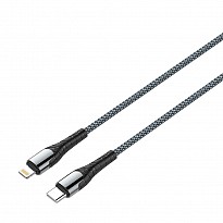 Кабель ColorWay USB Type-C-Lightning, PD Fast Charging, 3.0А, 2м, Grey