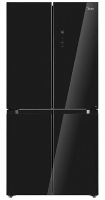 Холодильник Midea MDRF632FIF22 (чорне скло)