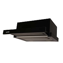 Витяжка Ventolux GARDA 50 BK (700) LED телескопічна