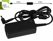 Блок живлення  1stCharger для ноутбука HP 40W(19.5V/2.05A) 4.0x1.7 + кабель живлення