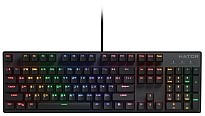 Клавіатура дротова Hator Icefall Mecha Rainbow Hator Origin Red USB Black (HTK104UA)