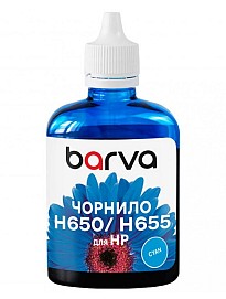 Чорнила Barva для принтера HP CZ101/CZ109 (H655-397) CYAN 90 г