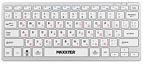 Клавіатура Maxxter KBW-C01S-UA з акумулятором, безшумна