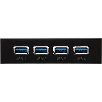 USB-хаб Frime USB 3.1 4 x type A VL820 Black (ECF-FP4xTA.31)