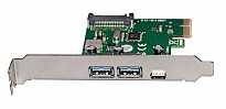 Адаптер Frime NEC720202 (ECF-PCIEtoUSB007.LP) PCI-E-2xUSB3.0+USB3.0 Type-C