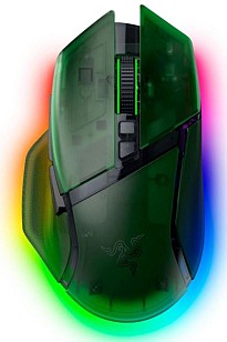 Миша ігрова Razer Basilisk V3 PRO Wireless 35K Phantom Green (RZ01-05240300-R3G1)