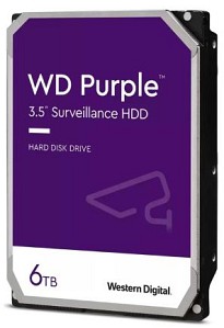 Жорсткий диск Western Digital 6TB 5400 SATA IIl 256MB (WD64PURZ) Purple