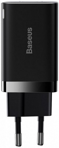 Зарядний пристрій Baseus Super Si Pro Quick Charger USB/Type-C 30W Black (CCSUPP-E01)